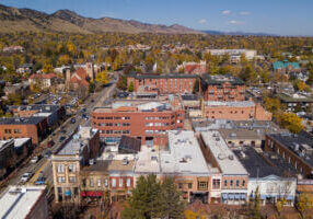 aerial of city